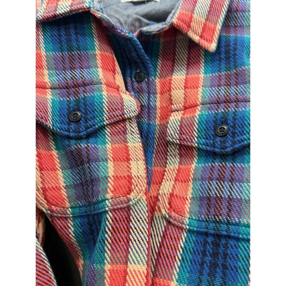 Outerknown Womens Blanket Shirt Organic Cotton Plaid Colorful Outdoor Size XS/S - Picture 6 of 12